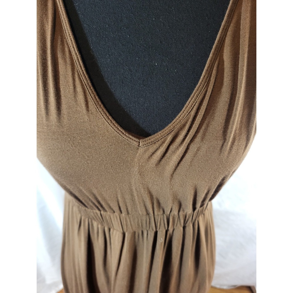 Victorias Secret Bra Tops Brown V Neck Size Small Dress - Picture 2 of 5